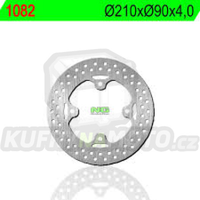 Brzdový kotouč moto NG 1082