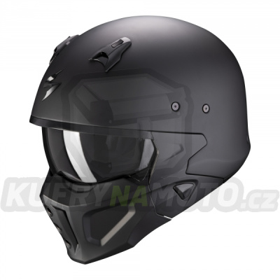 Moto přilba SCORPION COVERT-X solid černá matná