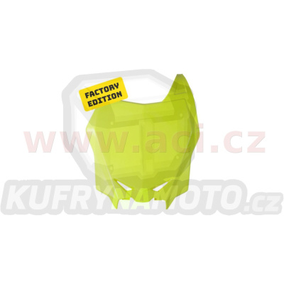 čelní číslová tabulka Suzuki, RTECH (neon žlutá)