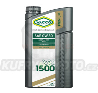 Motorový olej YACCO VX 1500 0W30, 2 L
