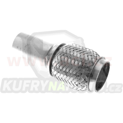 pružný člen výfuku PREMIUM, vnitř. průměr 51 mm / délka pr. členu 100 mm / celková délka 185 mm