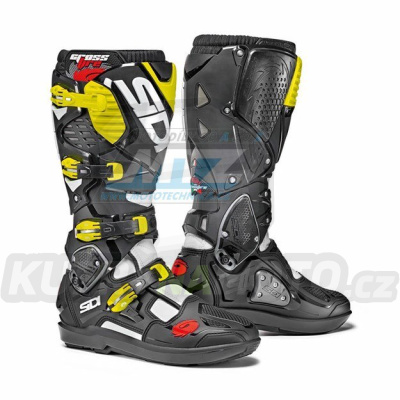 Boty jezdecké SIDI CROSSFIRE 3 SRS  - barva černo-žlutá