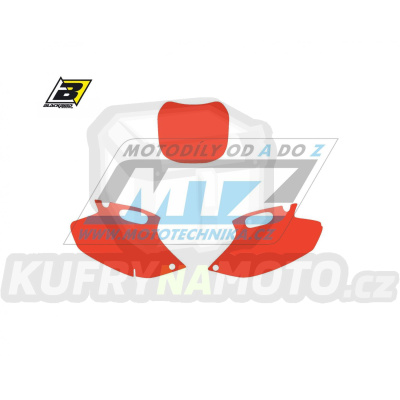 Polepy číslových tabulek (vystřižené) - Yamaha YZF250+YZF426 / 00-02 - barva červená