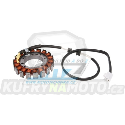 Stator generátoru (alternátor) Tourmax STA-201 - Yamaha XV535 Virago / 87-01 + XV535SE Virago / 94-97