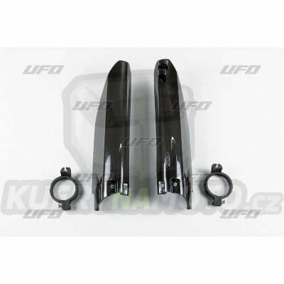 Kryty předních vidlic Suzuki RM125+RM250 / 99-00 - barva černá