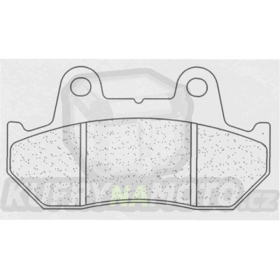 Brzdové destičky CL BRAKES 2382 RX3