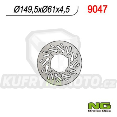 Brzdový kotouč moto NG 9047