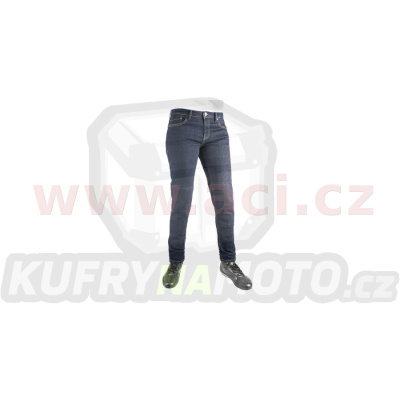 kalhoty Original Approved Jeans Slim fit, OXFORD, dámské (modrá)