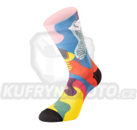 ponožky FUNKY CAMO, UNDERSHIELD (růžová/modrá/žlutá)