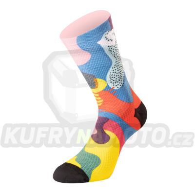 ponožky FUNKY CAMO, UNDERSHIELD (růžová/modrá/žlutá)