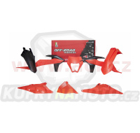sada plastů KTM, RTECH (oranžovo-černá, 6 dílů, vč. L krytu vzduch filtru)