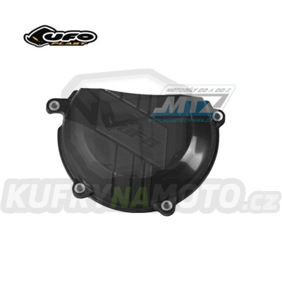 Kryt spojkového víka UFO KTM 250SXF+350SXF / 16-21 + 250EXCF+350EXCF / 17-21 - černý