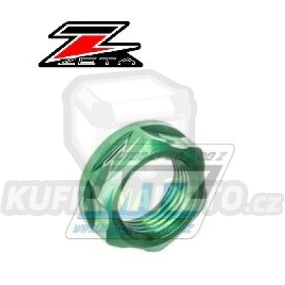 Matice osy předního kola ZETA ZE93-8035 - Yamaha YZF250+YZF450+YZF250X+YZF450X + WRF250+WRF450 + Kawasaki KX125+KX250+KXF250+KXF450+KLX450R + Suzuki RMZ250+RMZ450+RMX450Z+DRZ400 - zelená
