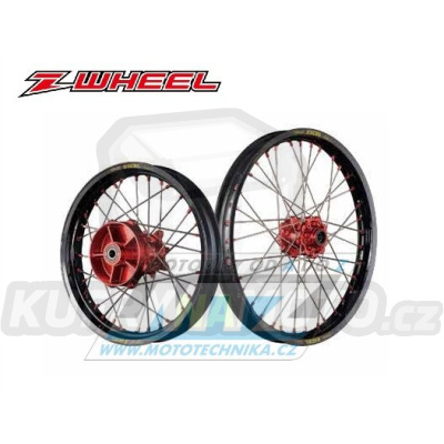 Kolo kompletní zadní 2,50x18&quot; (červený náboj / černý ráfek) - Honda CRF1000L Africa Twin + CRF1100L Africa Twin / 16-20