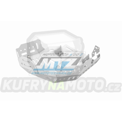 Kryt pod motor hliníkový Dual Sport - Honda NC750X DCT / 21-23 - barva stříbrná Ice Polished