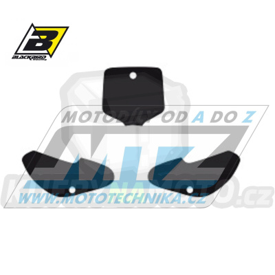Polepy číslových tabulek (vystřižené) - Suzuki RM65 / 03-23 - barva černá