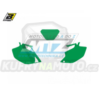 Polepy číslových tabulek (vystřižené) - Yamaha WRF250 + WRF450 / 05-06 - barva zelená