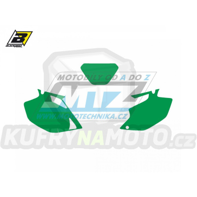 Polepy číslových tabulek (vystřižené) - Yamaha WRF250 + WRF450 / 05-06 - barva zelená