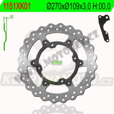 Brzdový kotouč moto NG 1151XK01 oversize