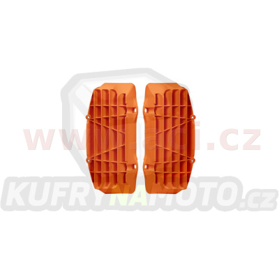 žaluzie chladiče KTM, RTECH (oranžové, pár)