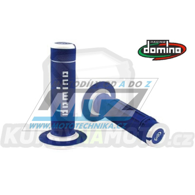 Rukojeti/Gripy Domino modro-bílé