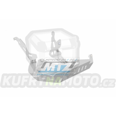 Kryt pod motor hliníkový Dual Sport - Honda VFR1200X Cross Tourer / 12-15 - barva stříbrná