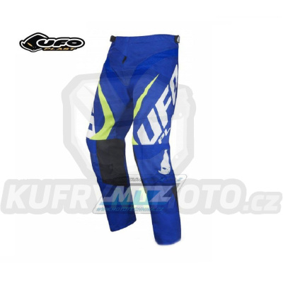 Kalhoty motokros dětské UFO ANOTHER KIDS - modré - velikost 36-38