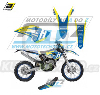 Polepy s potahem sedla (sada polepů a potah sedla Dream) - Husaberg FE+FS+TE / 13-14 - typ polepů Dream4