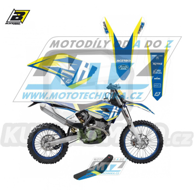 Polepy s potahem sedla (sada polepů a potah sedla Dream) - Husaberg FE+FS+TE / 13-14 - typ polepů Dream4