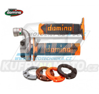 Rychlopal (kompletní plynová rukojeť) 4takt originál Domino včetně rukojetí (KTM SXF / 16-25 + EXCF / 17-25 + Husqvarna FC / 16-25 + FE / 17-25 + Gas-Gas)