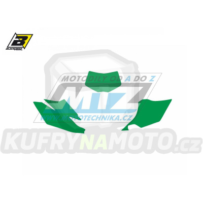 Polepy číslových tabulek (vystřižené) - Yamaha WRF450 / 12-15 - barva zelená