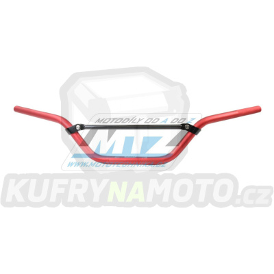 Řidítka s hrazdou (průměr 22mm) MTZ - ATV+Enduro High (vysoké provedení) - červené (černá hrazda)