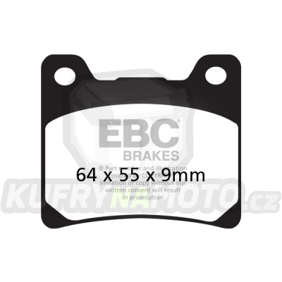 Brzdové destičky EBC FA088HH