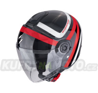 Moto přilba SCORPION EXO-CITY II RIVA černo/červená