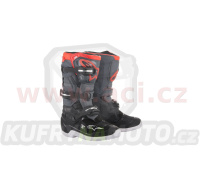 boty TECH 7 S, ALPINESTARS, dětské (černá/šedá/oranžová fluo) 2024
