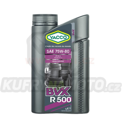 Převodový olej YACCO BVX R 500 75W80 1L