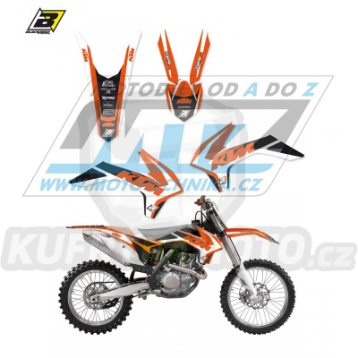 Polepy na motocykl (sada polepů Dream) KTM EXC+EXCF / 14-16 + SX+SXF / 13-15 - typ polepů Dream4