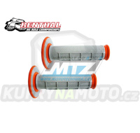 Rukojeti Renthal G155 Dual Diamond-Waffle (oranžovo-šedé)