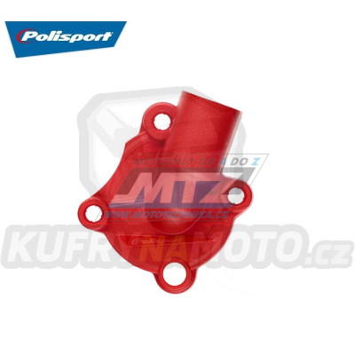 Kryt víka vodní pumpy - Honda CRF250R / 18-25 + CRF250RX / 19-25 - barva červená