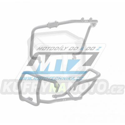 Padací rám Dual Sport Crash Bar - KTM 790 Adventure / 19-22 + 890 Adventure / 21-22 - barva stříbrná Ice Polished