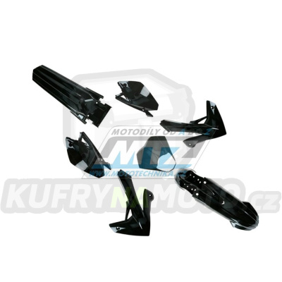 Sada plastů Rieju MRT50 Cross / 08-16 + MRT50 Pro Cross + MRT50 SM / 08-17 - barva černá