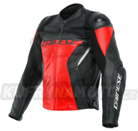 Moto bunda DAINESE RACING 4 LEATHER červeno/černá