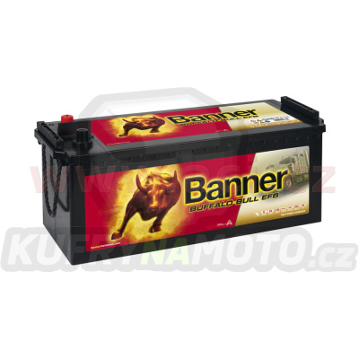 150Ah baterie, 850A, levá BANNER Buffalo Bull EFB 513x189x195(220)