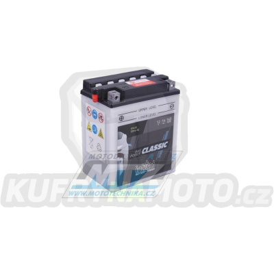 Baterie (akumulátor motocyklový) YB14-A2 (12V-14Ah)