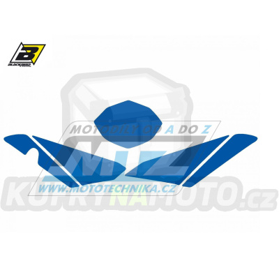 Polepy číslových tabulek (vystřižené) - Husqvarna TE449+TE511 / 11-13 - barva modrá