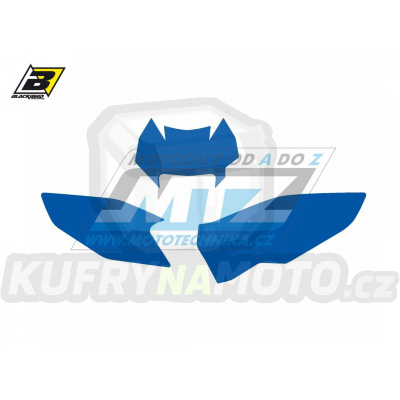 Polepy číslových tabulek (vystřižené) - Husaberg FE+TE / 13-14 - barva modrá