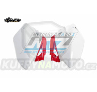 Bočnice Honda CRF450R / 05-08 - barva bílo-červená