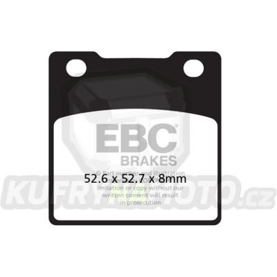 Brzdové destičky EBC FA161V
