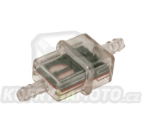 palivový filtr hranatý, Q-TECH (pro vnitřní průměr hadice 5-6 mm)