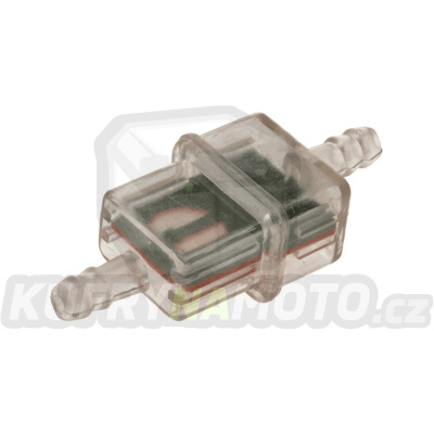 palivový filtr hranatý, Q-TECH (pro vnitřní průměr hadice 5-6 mm)